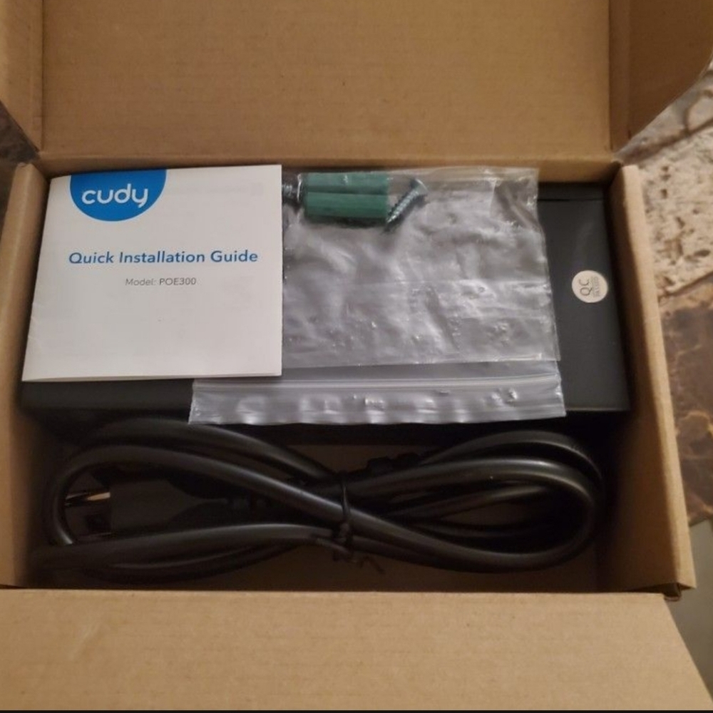 Cudy POE 300 60Watt gigabit ultra PoE + Injector, Up to 60W Power Supply NWT